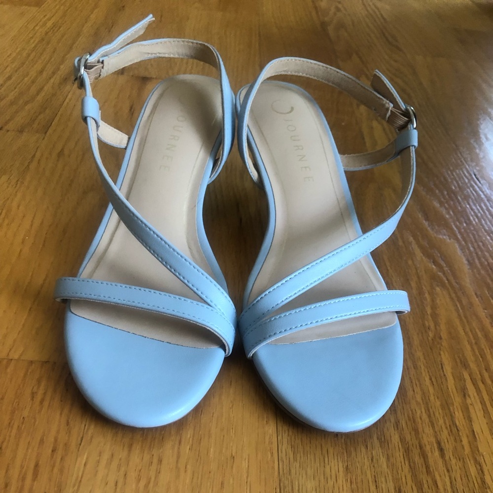 Journee collection Jemry asymmetrical strap kitten heel sandal (last price drop) - Picture 3 of 6